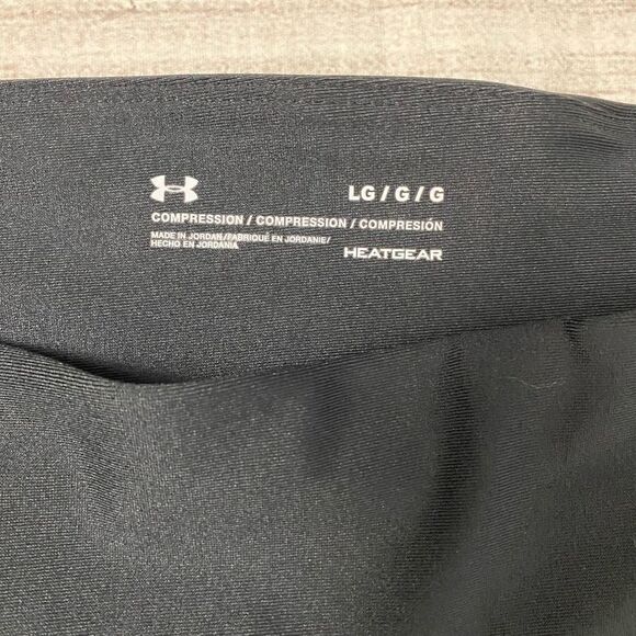 Under Armour women L heatgear pull on compression, capri leggings black - Picture 5 of 8